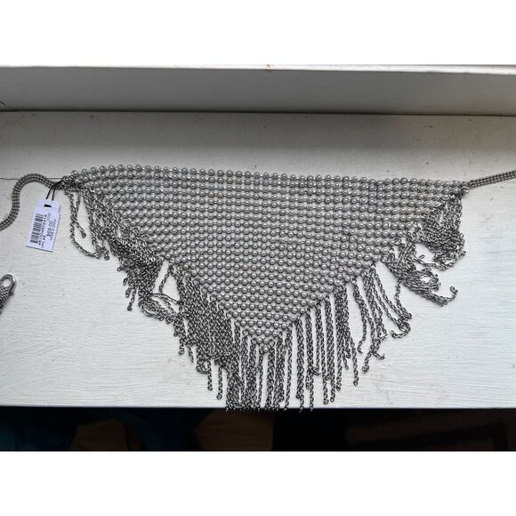 NWT Chico's " Opal Bib Necklace" Chains Pearls Just Gorgeous! GIFT! - Picture 5 of 7